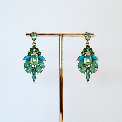 Elodie Earrings | Peridot Green