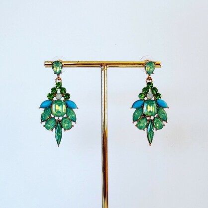 Elodie Earrings | Peridot Green
