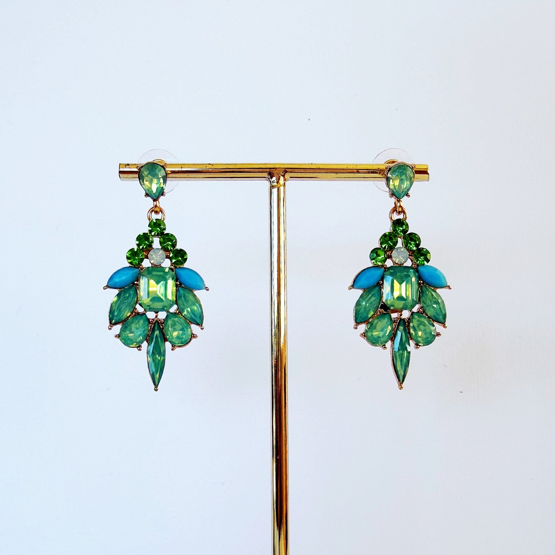 Elodie Earrings | Peridot Green