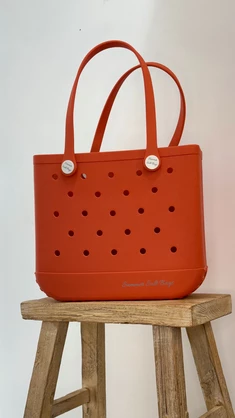 Summer Salt Bag in Orange - 3 sizes