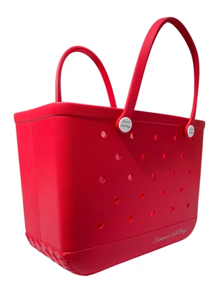 Summer Salt Bag in Red - 3 sizes