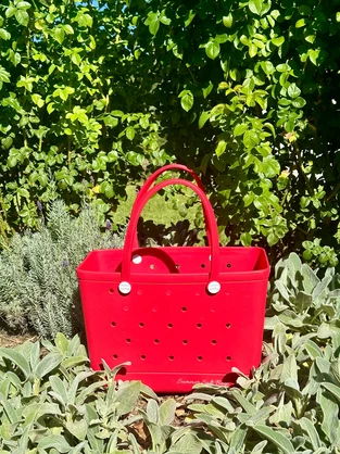 Summer Salt Bag in Red - 3 sizes