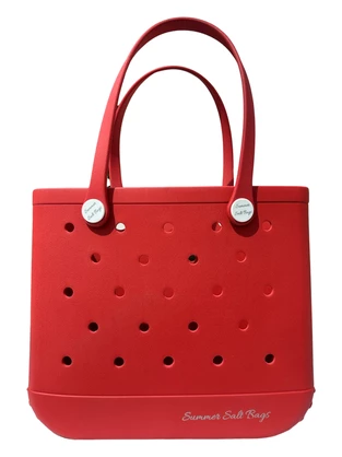Summer Salt Bag in Red - 3 sizes