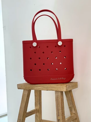 Summer Salt Bag in Red - 3 sizes