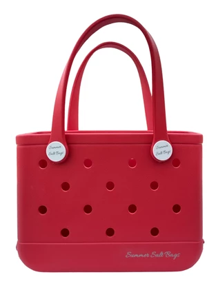 Summer Salt Bag in Red - 3 sizes