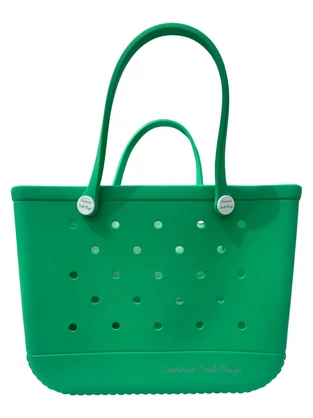 Summer Salt Bag in Green - 3 sizes