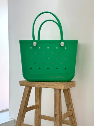 Summer Salt Bag in Green - 3 sizes