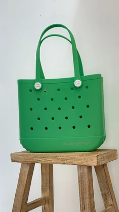 Summer Salt Bag in Green - 3 sizes
