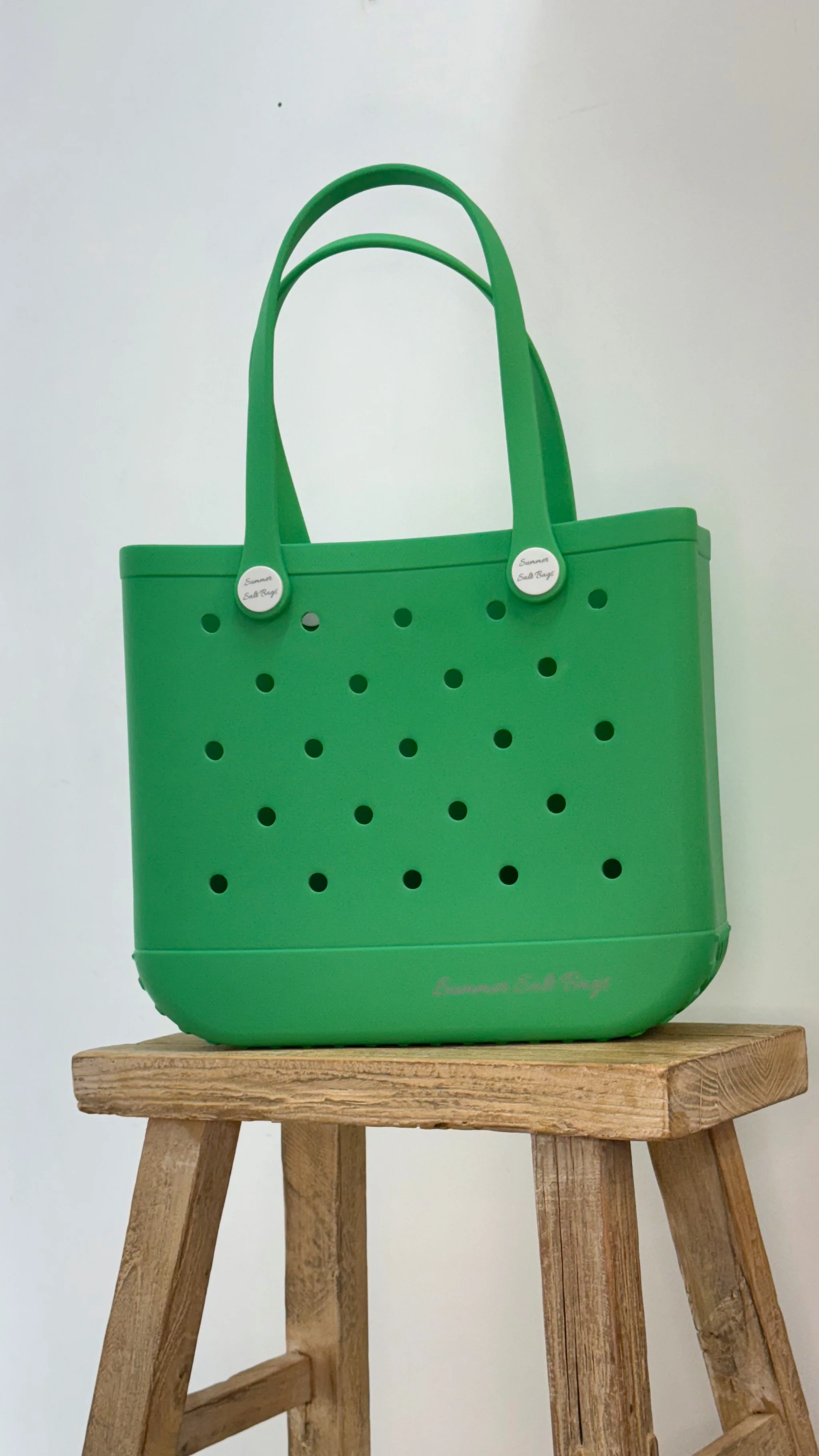Summer Salt Bag in Green - 3 sizes