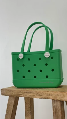 Summer Salt Bag in Green - 3 sizes