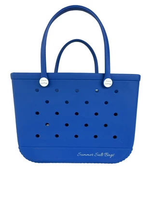 Summer Salt Bag in Cobalt Blue