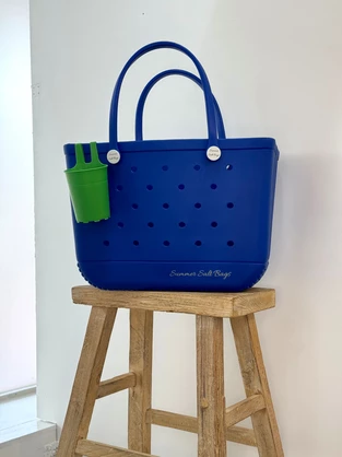 Summer Salt Bag in Cobalt Blue