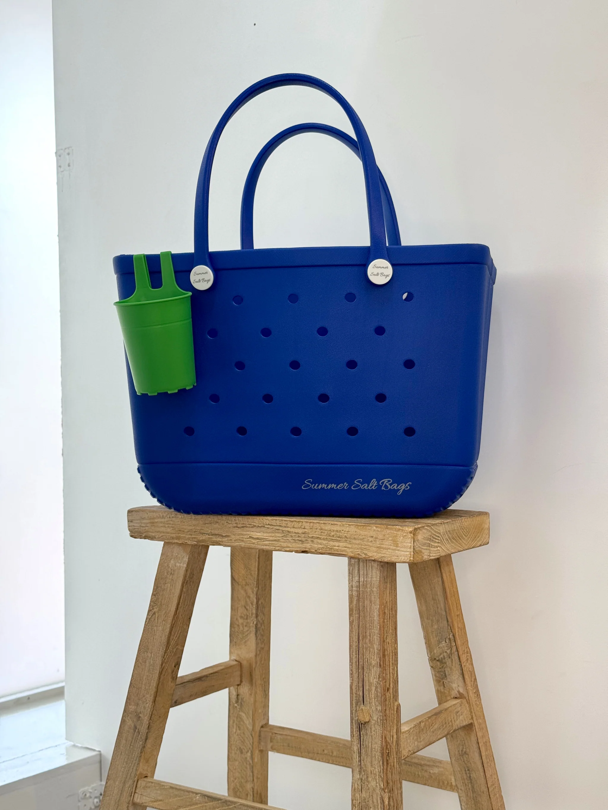 Summer Salt Bag in Cobalt Blue
