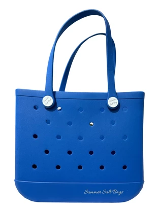 Summer Salt Bag in Cobalt Blue