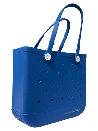 Summer Salt Bag in Cobalt Blue