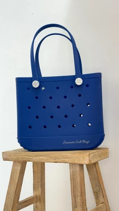 Summer Salt Bag in Cobalt Blue