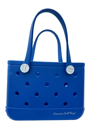 Summer Salt Bag in Cobalt Blue