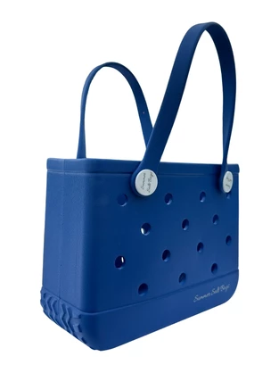 Summer Salt Bag in Cobalt Blue