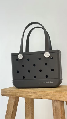 Summer Salt Bag in Grey - 3 sizes