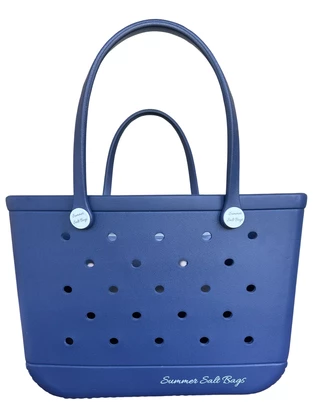 Summer Salt Bag in Navy - 3 sizes