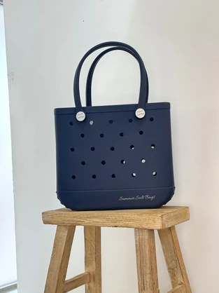 Summer Salt Bag in Navy - 3 sizes
