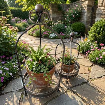 Set of 2 Elegant Plant Stands (MOQ 2/PPS2)