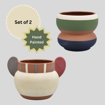 Set of 2 Moroccan Planters