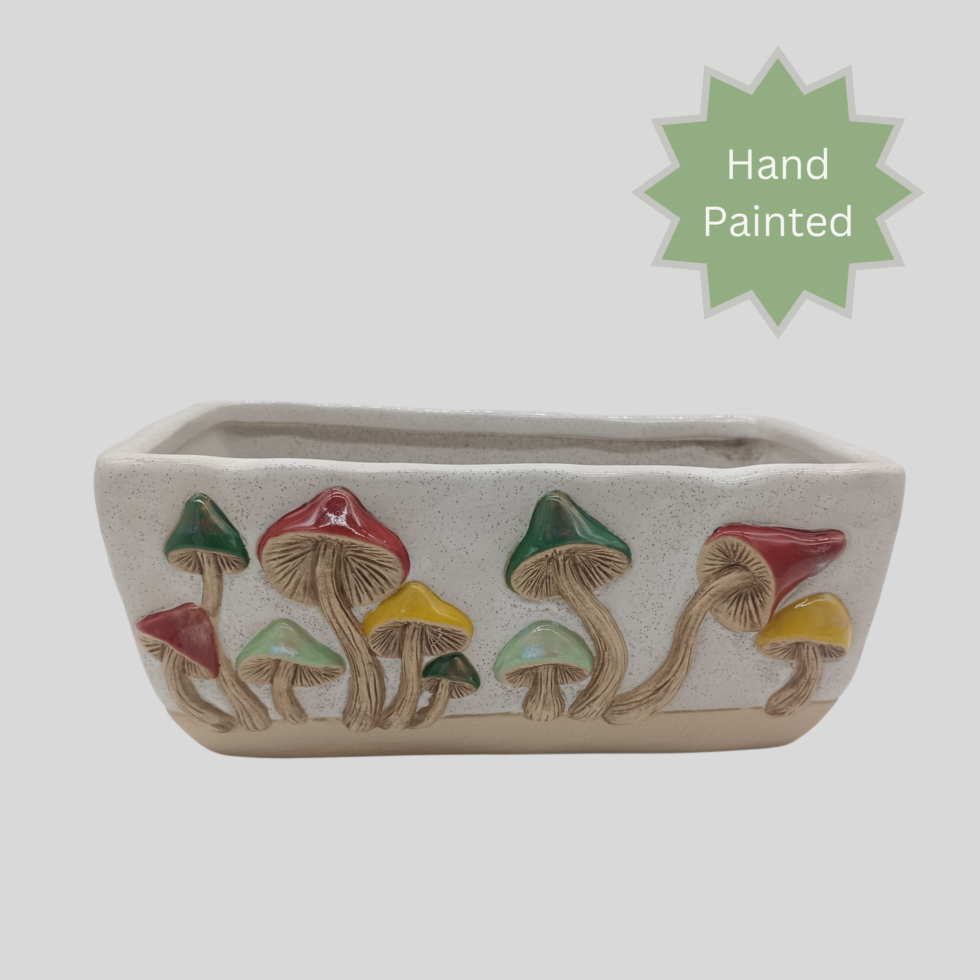 Rustic Toadstool Planter