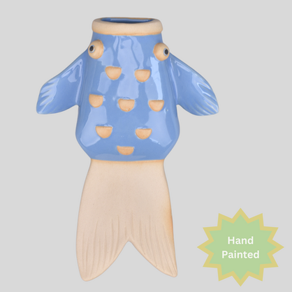 Set of 2 Fish Wall Hanging Planters