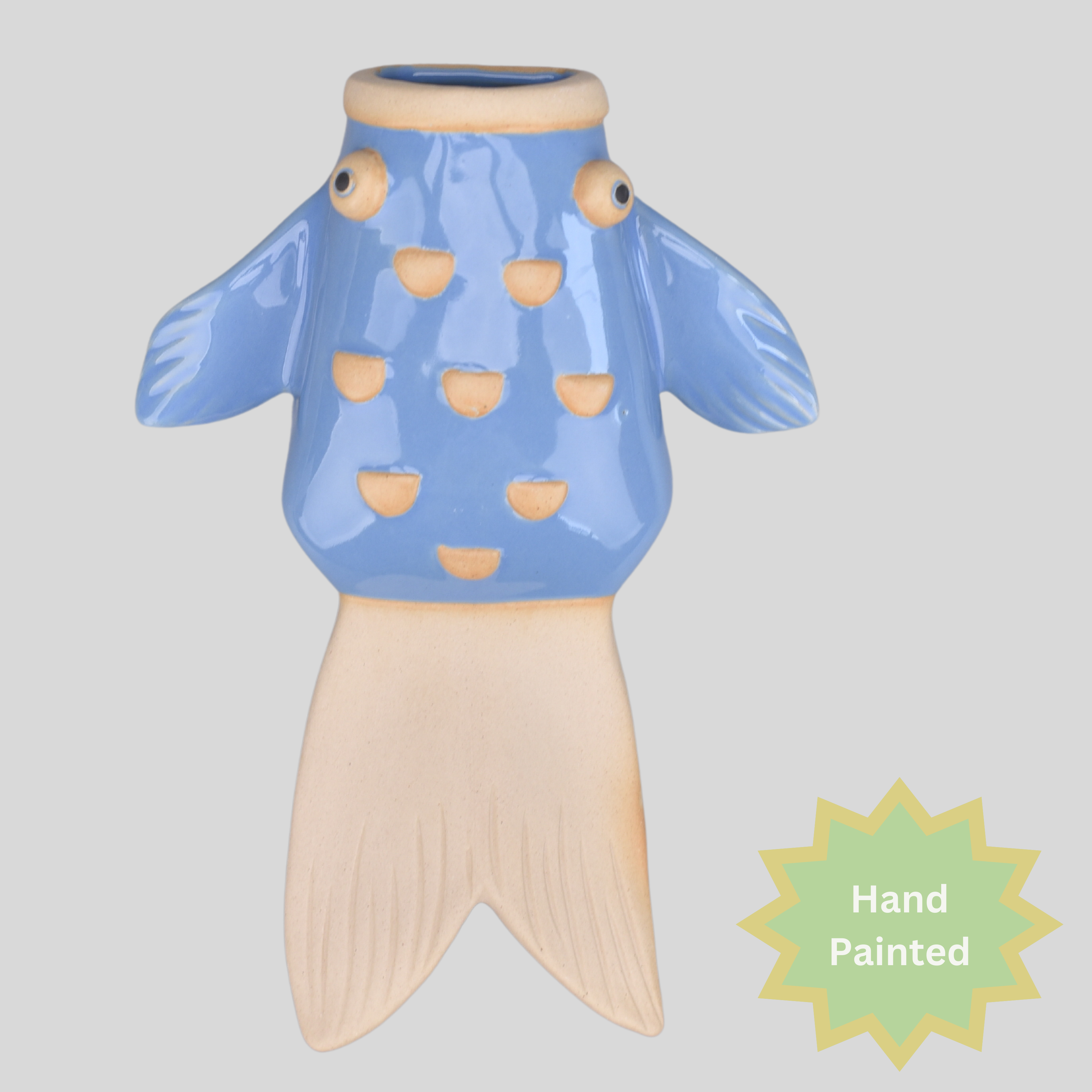 Set of 2 Fish Wall Hanging Planters