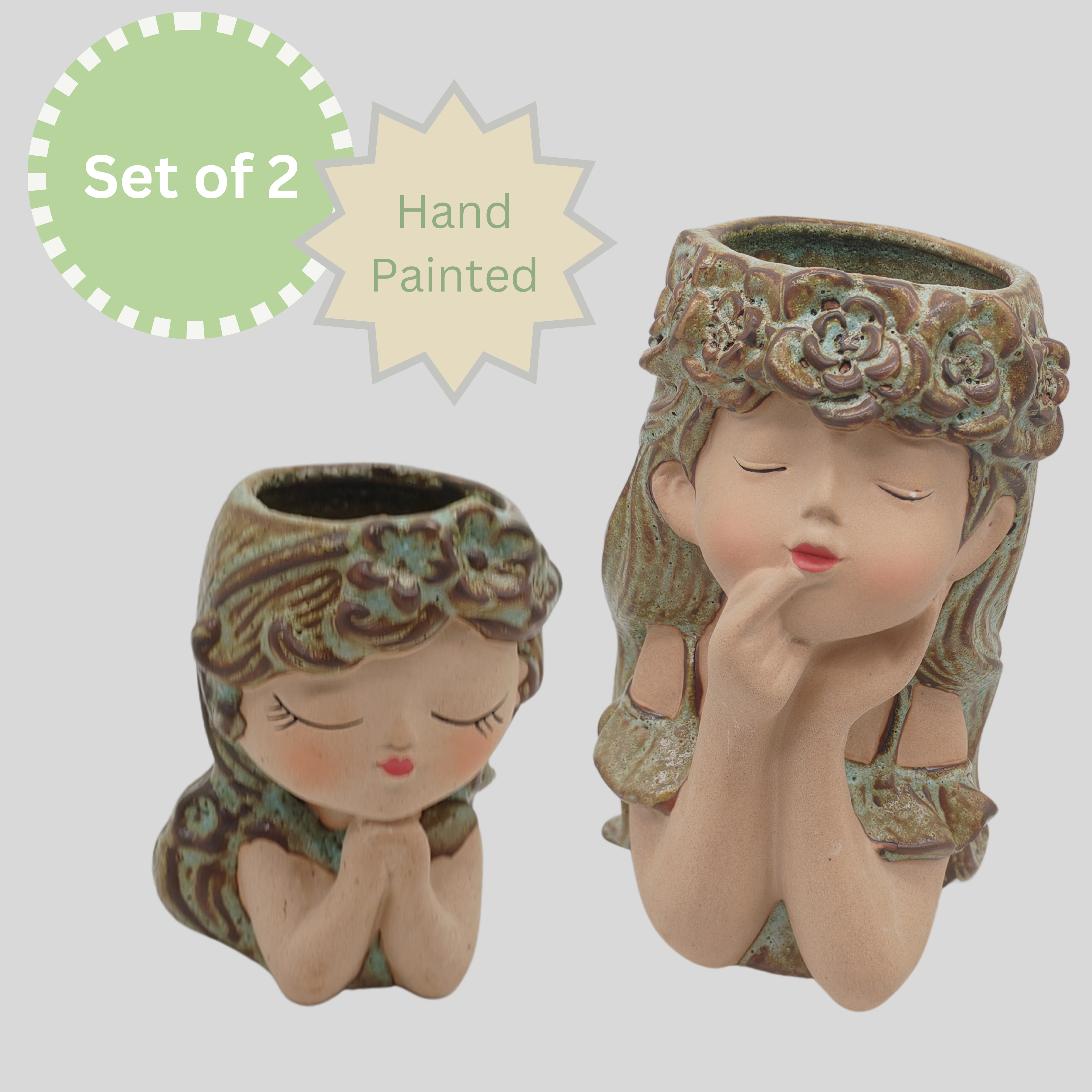 Lucy & Florabelle Planters