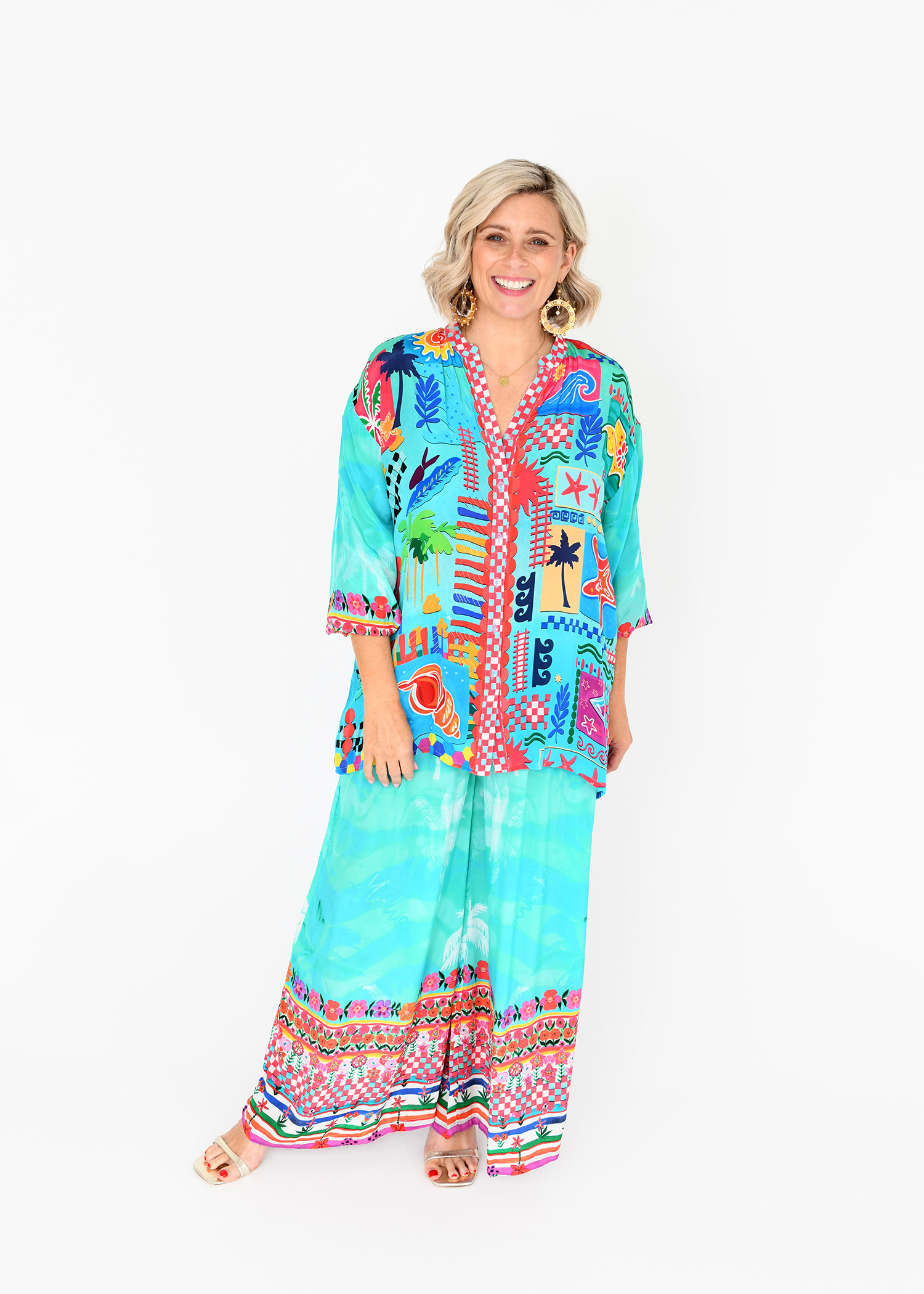 NATALIE PANT AND SHIRT