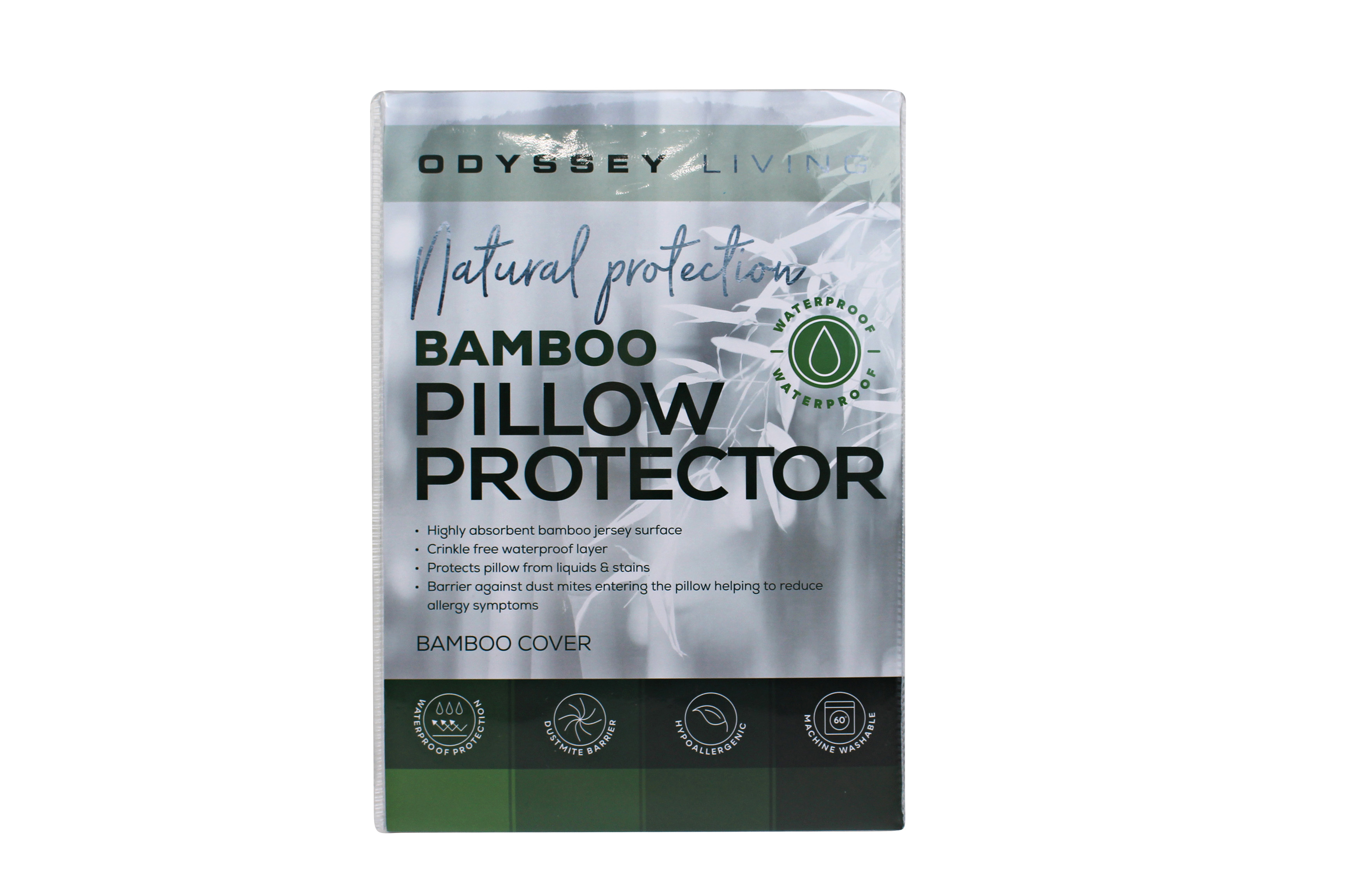 Bamboo Pillow Protector - Standard - Odyssey