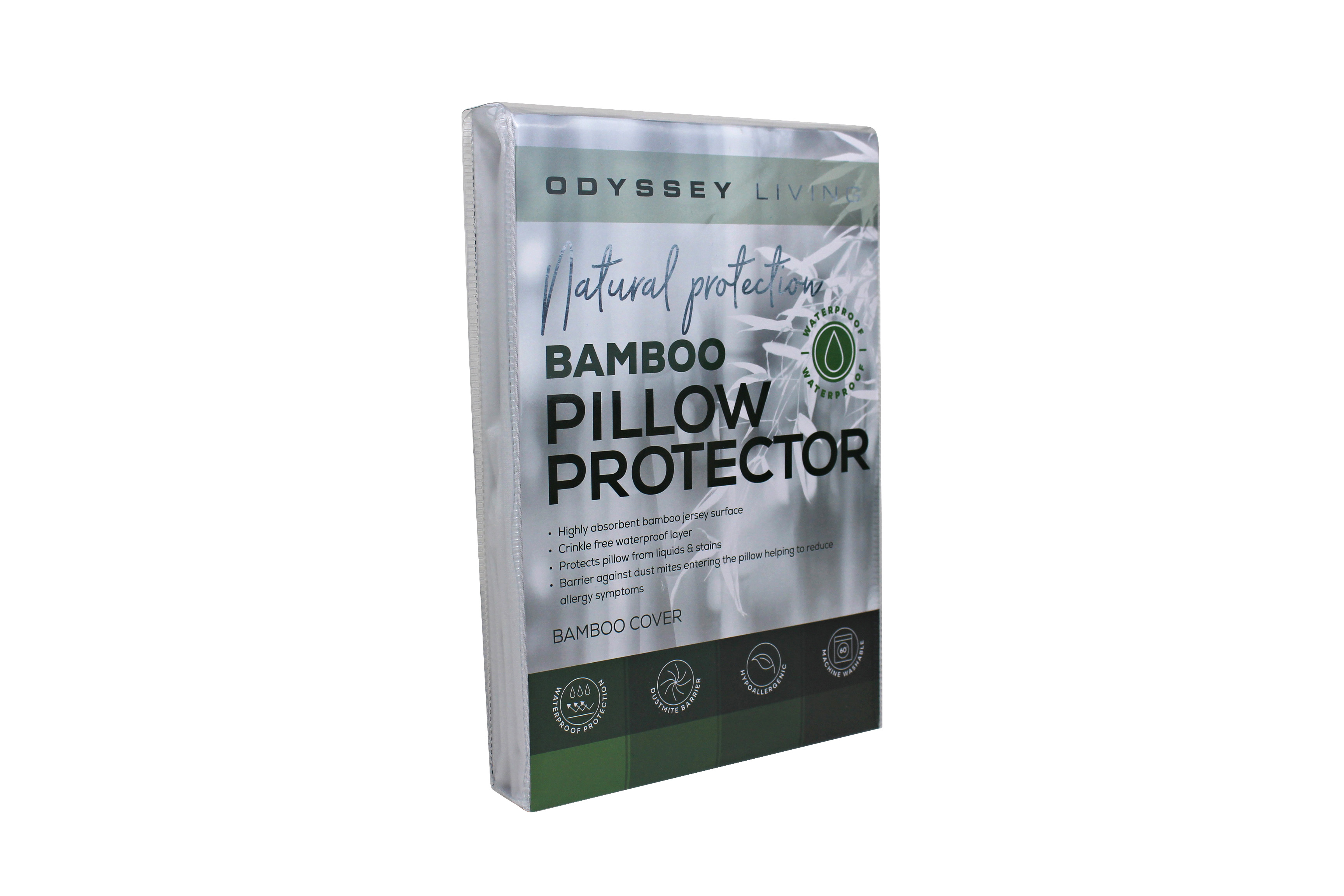 Bamboo Pillow Protector - Standard - Odyssey