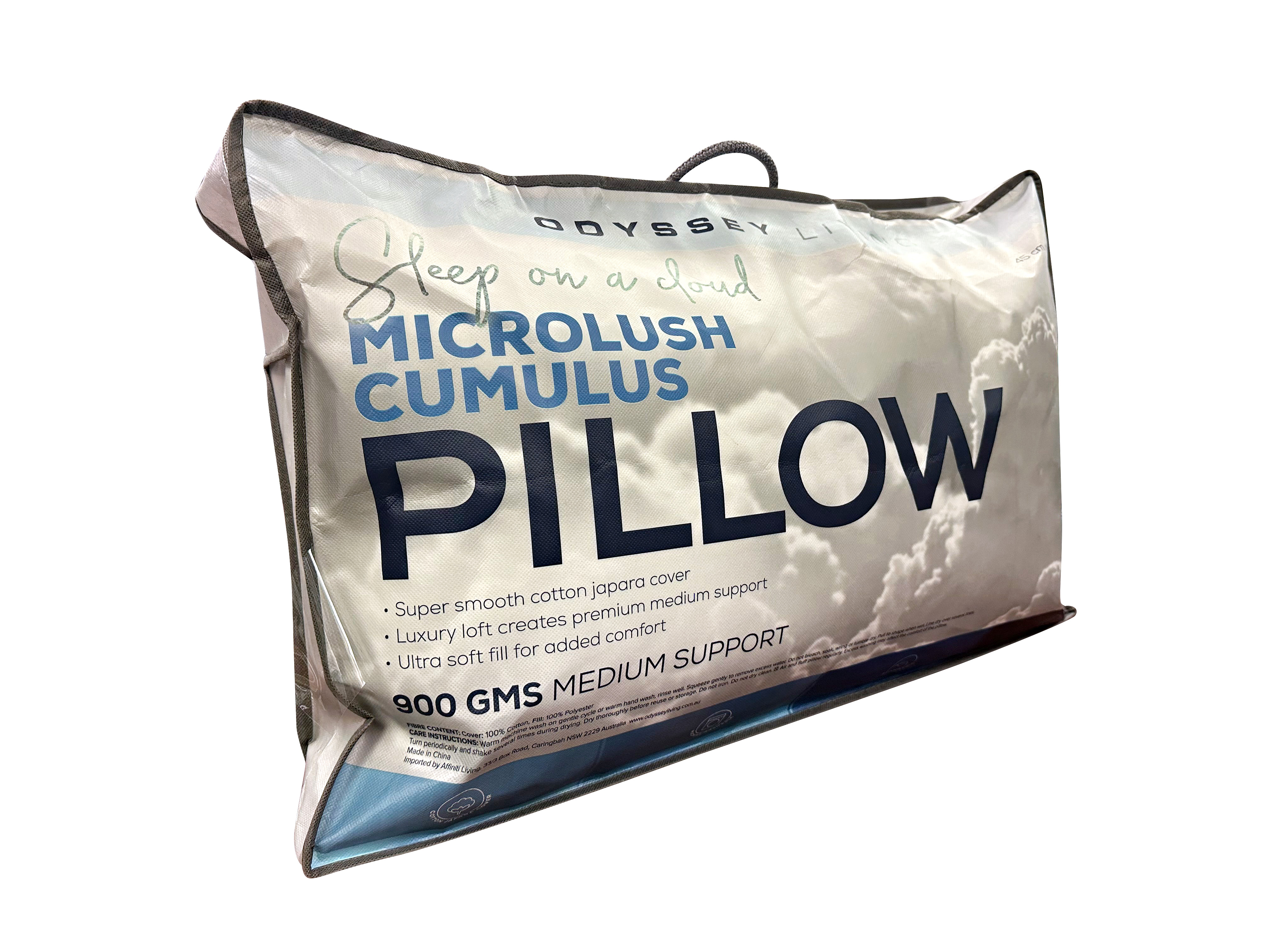 Microlush Cumulus Pillow 900gms - Odyssey