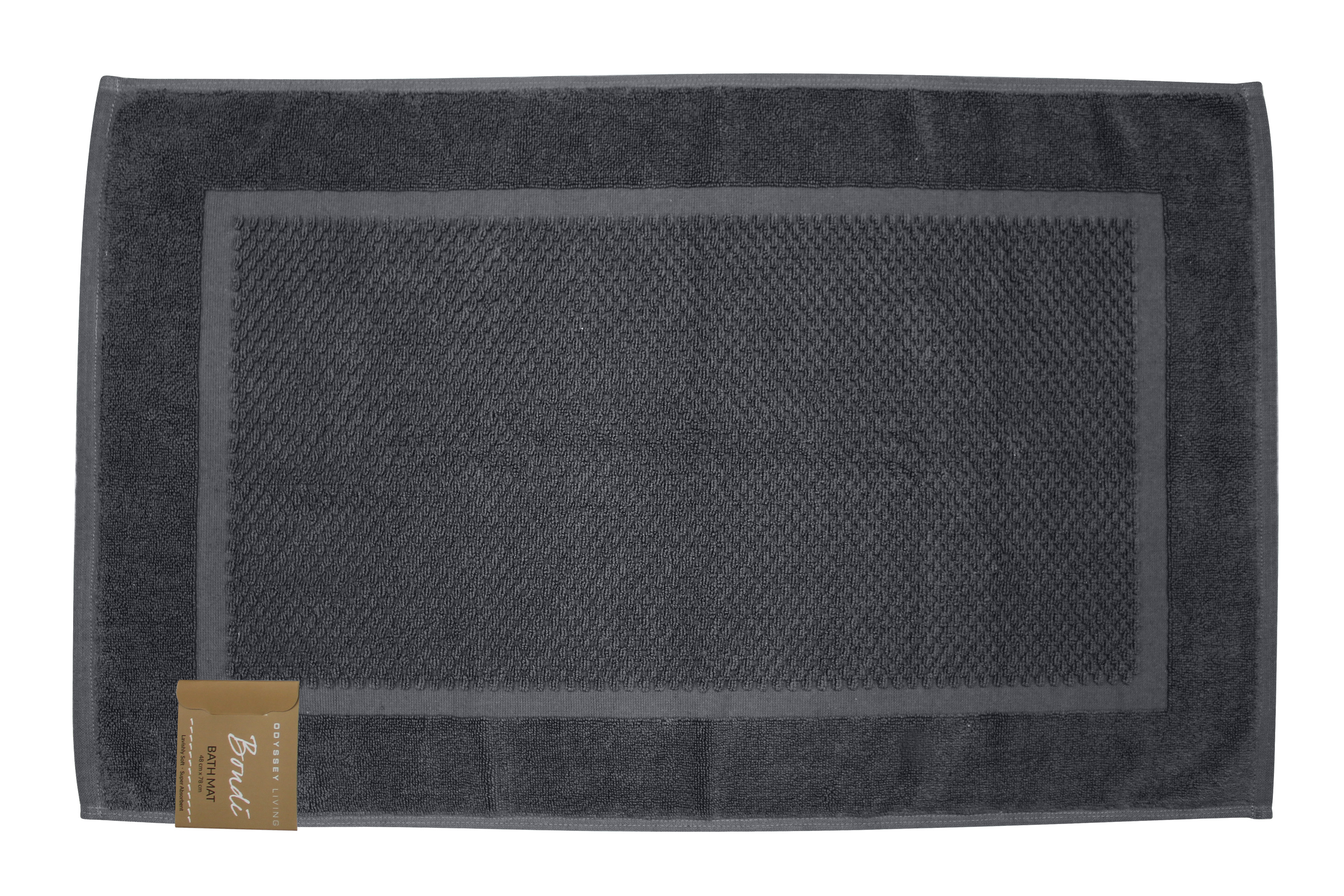 Bondi Bath Towel Collection  - Coal - Odyssey