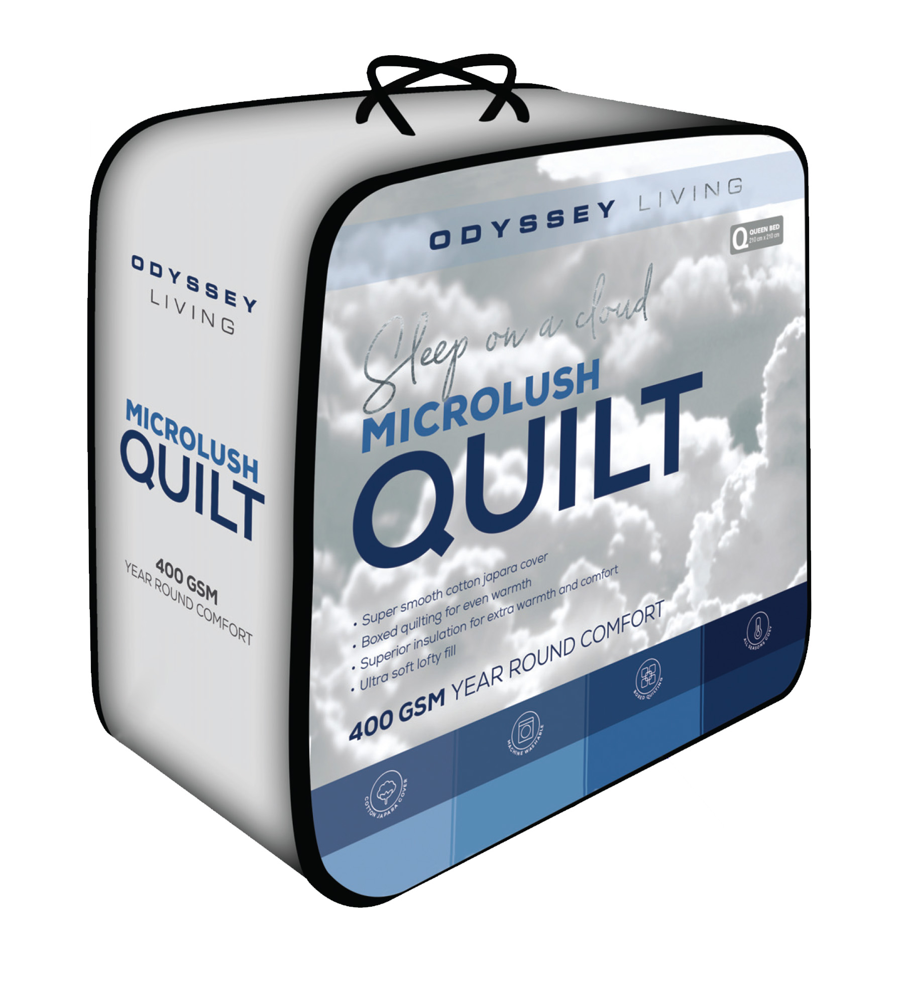 Microlush Cummulus Quilt 400gsm - Odyssey