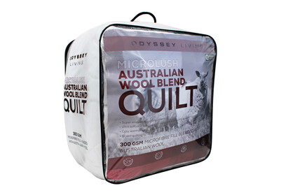 Australian Wool Blend Quilt 300gsm  - Single - Odyssey