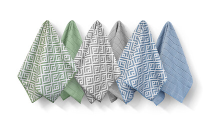 Acapulco 2 Pack Tea Towel - Assorted - Odyssey