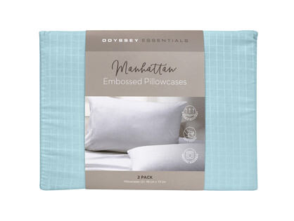 2 Pack Manhattan Pillowcase - Assorted - Odyssey