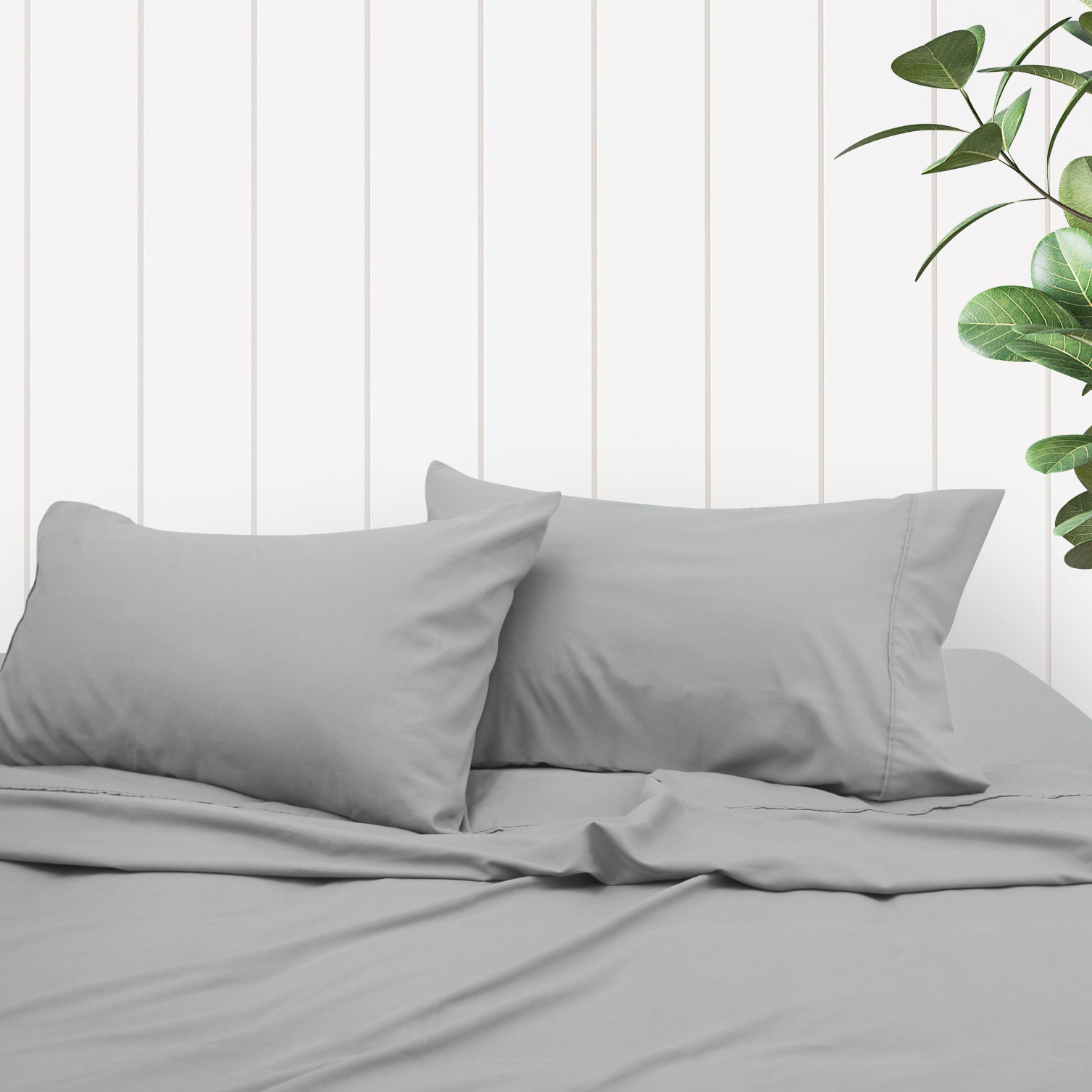 Thermal Flannel Sheet Set - Pale Grey - Odyssey