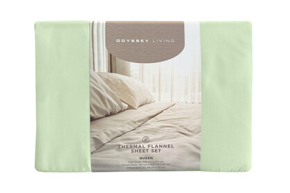 Thermal Flannel Sheet Set - Khaki Haze - Odyssey