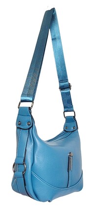 Elegant Handbag 8351-D Blue