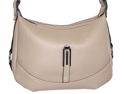 Elegant Handbag 8351-E Beige