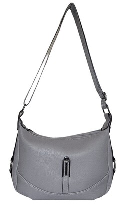 Elegant Handbag 8351-F Grey