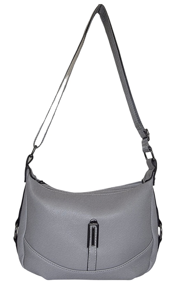 Elegant Handbag 8351-F Grey