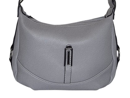 Elegant Handbag 8351-F Grey