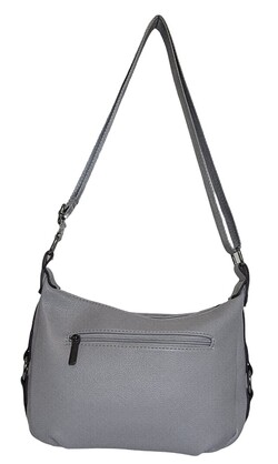 Elegant Handbag 8351-F Grey
