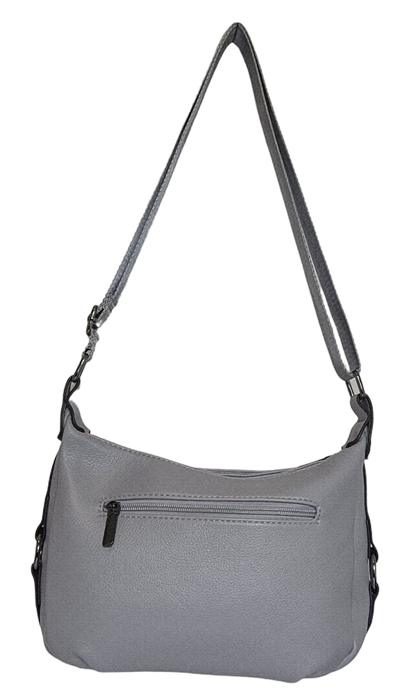 Elegant Handbag 8351-F Grey