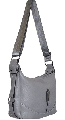 Elegant Handbag 8351-F Grey